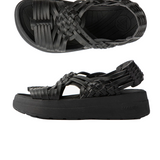 Malibu Sandals Canyon Platform - Black/Black