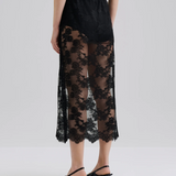 Malina Alice Midi Skirt - Black