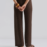 Malina Alissa Knitted Pants - Chocolate