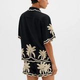 Malina Armida Embroidered Shirt - Black