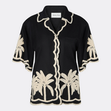 Malina Armida Embroidered Shirt - Black