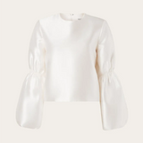 Malina Cia Double Pouf Sleeve Blouse - Ivory