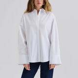 Malina Classic Poplin Shirt - White