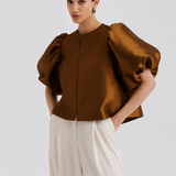 Malina Cleo Blouse - Amber