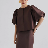 Malina Cleo Blouse - Chocolate