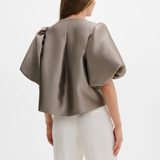 Malina Cleo Blouse - Graphite
