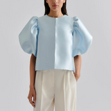 Malina Cleo Blouse - Ice Blue