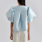 Malina Cleo Blouse - Ice Blue
