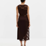 Malina Desire Midi Dress - Espresso