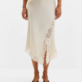Malina Heylin Midi Skirt - Pearl
