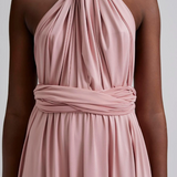 Malina Lola Wrap Dress - Blush