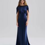 Malina Louise Maxi Dress - Dark Blue