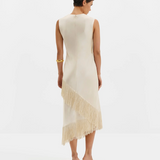 Malina Lovis Midi Dress - Pearl