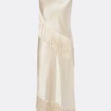 Malina Lovis Midi Dress - Pearl