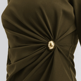 Malina Mailey Mini Dress - Olive