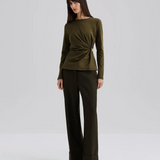 Malina Mailey Top - Olive