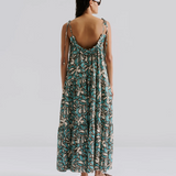 Malina Mare Maxi Dress - Ocean Corals