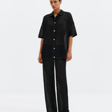 Malina Moa Knitted Shirt - Black