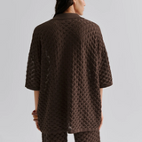 Malina Moa Knitted Shirt - Chocolate