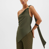 Malina Neija Top - Dusty Olive