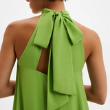 Malina Sabrina Midi Dress - Lime