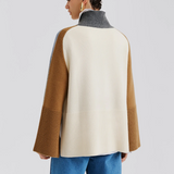 Malina Sam Constrast Wool Blend Turtleneck Sweater - Multi