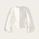 Malina Vendela Balloon Sleeve Blouse - Ivory