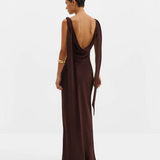 Malina Vida Maxi Dress - Espresso