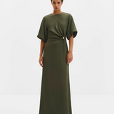 Malina Zilla Maxi Dress - Dusty Olive