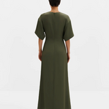 Malina Zilla Maxi Dress - Dusty Olive
