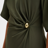 Malina Zilla Maxi Dress - Dusty Olive