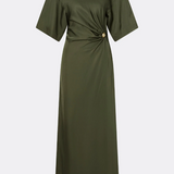 Malina Zilla Maxi Dress - Dusty Olive