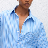 Matteau Classic Stripe Shirt - Capri Stripe