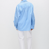 Matteau Classic Stripe Shirt - Capri Stripe