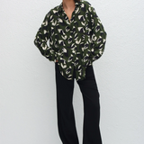 Matteau Long Sleeve Silk Shirt - Agave