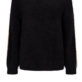 Nagnata Brushed Alpaca Sweater - Black