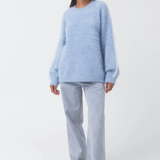Nagnata Brushed Alpaca Sweater - Mist