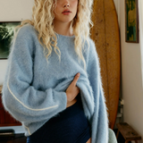 Nagnata Brushed Alpaca Sweater - Mist