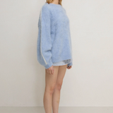 Nagnata Brushed Alpaca Sweater - Mist