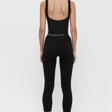 Nagnata Classic Wool Rib Legging - Black