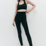 Nagnata Halter Wool Bralet - Obsidian