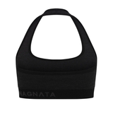 Nagnata Halter Wool Bralet - Obsidian