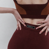 Nagnata Organic Colour Block Bralet - Mulberry