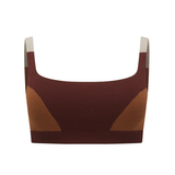 Nagnata Organic Colour Block Bralet - Mulberry