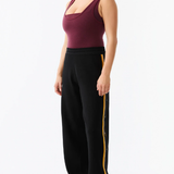 Nagnata Organic Side Snap Track Pant - Black