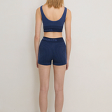 Nagnata Scoop Wool Crop - Denim