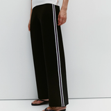 Nagnata Soma Rainbow Stripe Pant - Black