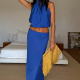 Never Fully Dressed Cobalt Daphne Skirt