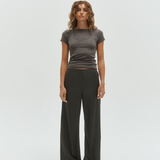 One Of Others Margot Pant- Grey Pinstripe