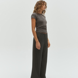 One Of Others Margot Pant- Grey Pinstripe